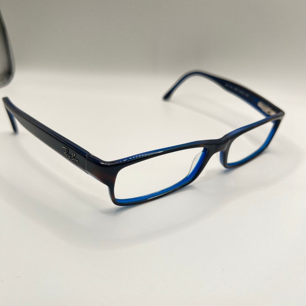 Ray-Ban RB5114 5064 Eyeglasses Blue Tortoise Frames Only 52-16-135 READ